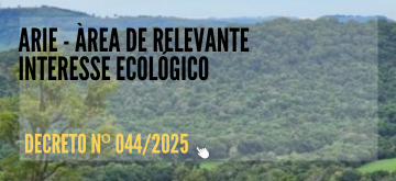 Unidade de Conservação – ARIE Área de Relevante Interesse Ecológico no município de São José das Palmeiras